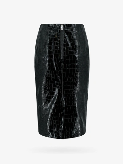 Shop Versace Woman Skirt Woman Black Skirts