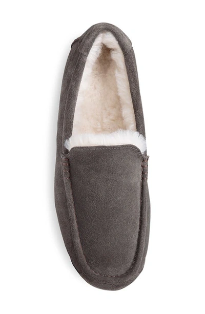 Shop Koolaburra By Ugg Tipton Faux Fur Lined Moccasin Slipper In Stone Grey
