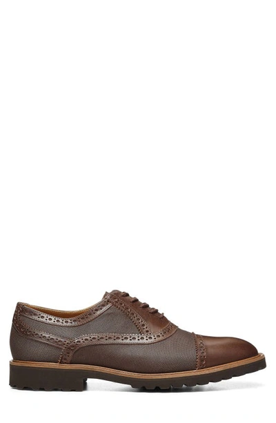 Donald Pliner Jordin Wingtip Derby In Cappuccino