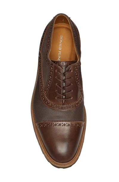 Donald Pliner Jordin Wingtip Derby In Cappuccino