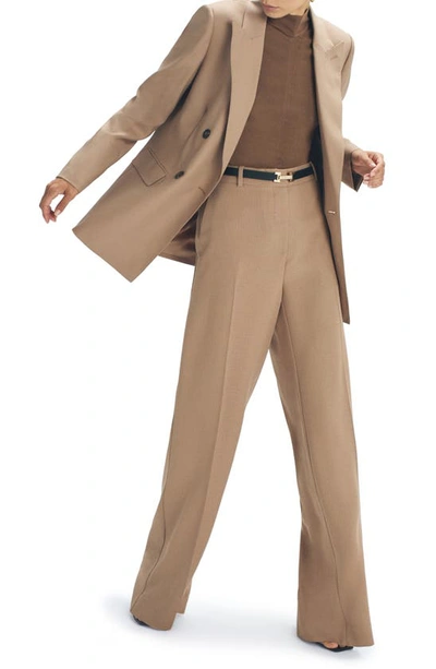 Shop Reiss Kate Wool Blazer In Camel