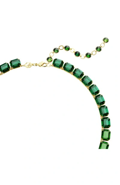 Shop Swarovski Millenia Crystal Collar Necklace In Green