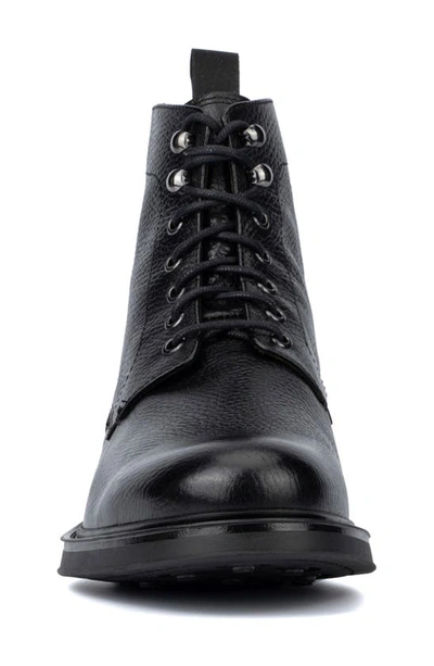 Aquatalia Bernardo Water Repellent Combat Boot In Black