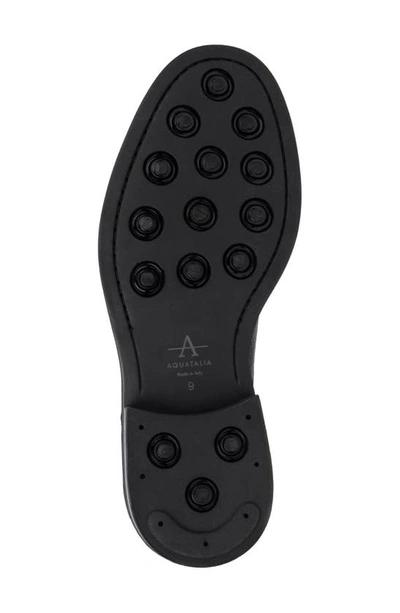 Aquatalia Bernardo Water Repellent Combat Boot In Black