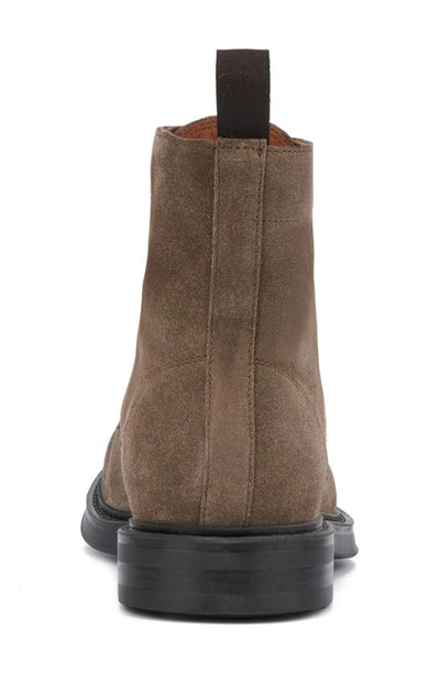 Aquatalia Bernardo Water Repellent Combat Boot In Flint