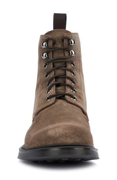 Shop Aquatalia Bernardo Water Repellent Combat Boot In Flint