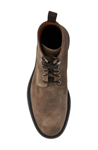 Aquatalia Bernardo Water Repellent Combat Boot In Flint
