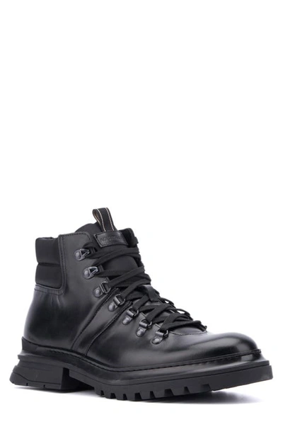 Shop Aquatalia Edwin Weatherproof Lace-up Boot In Black