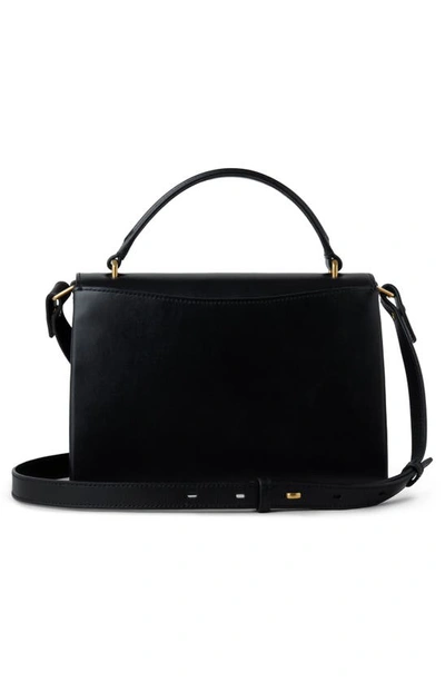 Mulberry Leather Lana Top-handle Bag In Black