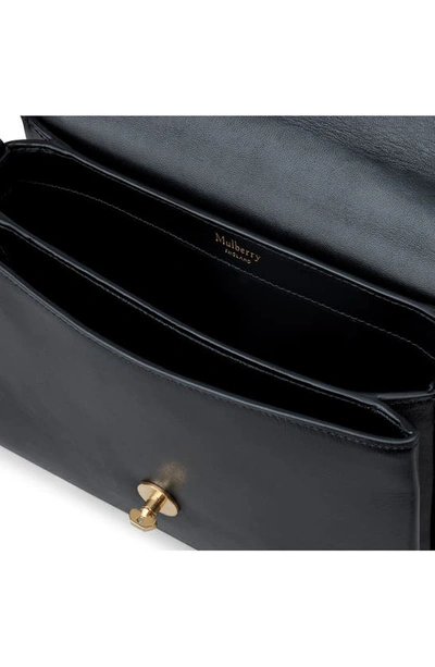 Mulberry Leather Lana Top-handle Bag In Black