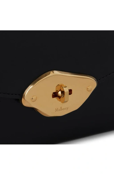 Mulberry Leather Lana Top-handle Bag In Black