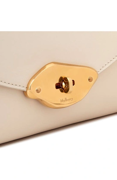 Shop Mulberry Small Lana Top Handle Crossbody Bag In Eggshell