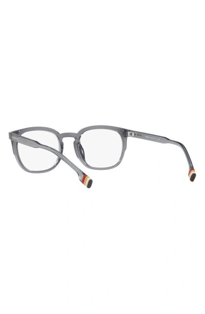 Shop Burberry Samuel 53mm Square Optical Glasses In Grey
