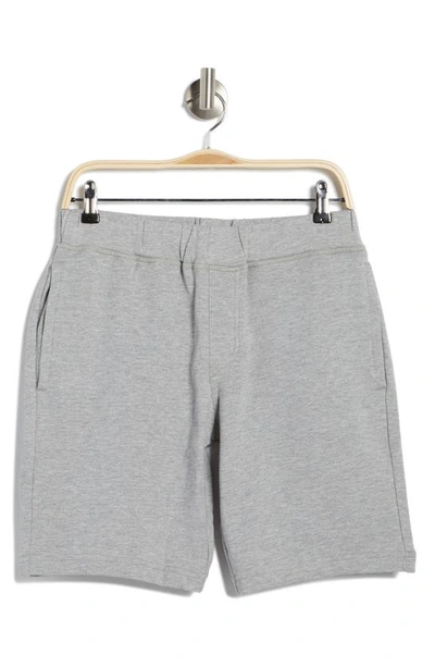 Shop Travismathew Cloud Stretch Modal & Cotton Sweat Shorts In Heather Grey