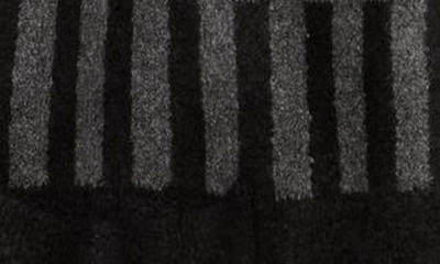 Max Studio Jacquard Sweater Coat In Black/ Charcoal Colorblock