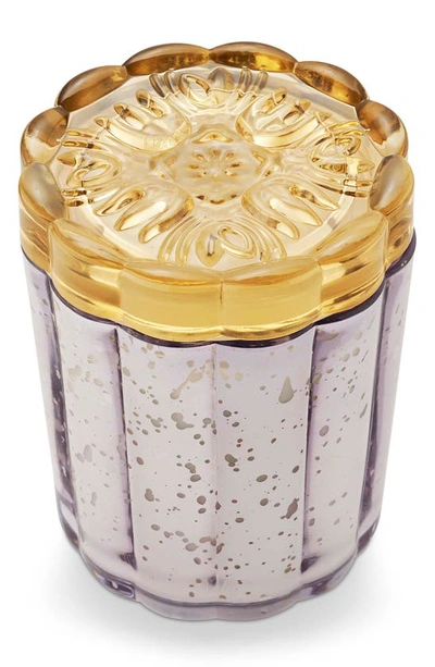 Shop Illume Lavender La La Flourish Glass Jar Candle In Purple