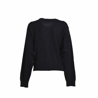 Shop Equipment Black Crewneck Sweater Elodie In Cashmere Blend
