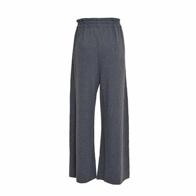 Shop Jil Sander Anthracite Knitted Palazzo Trousers +