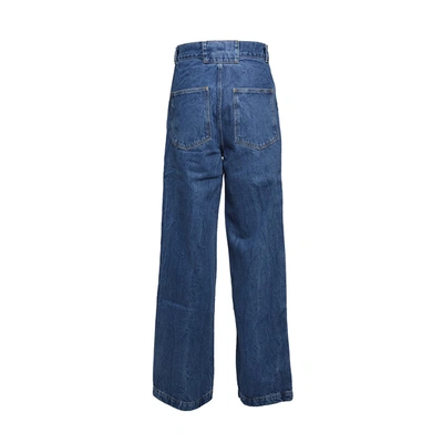 Paura High-rise Wide-leg Jeans In Denim