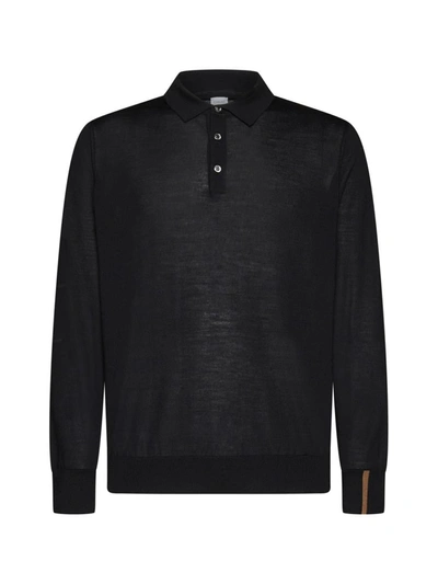 Shop Caruso T-shirts And Polos In Black