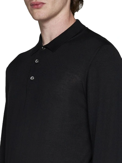Shop Caruso T-shirts And Polos In Black