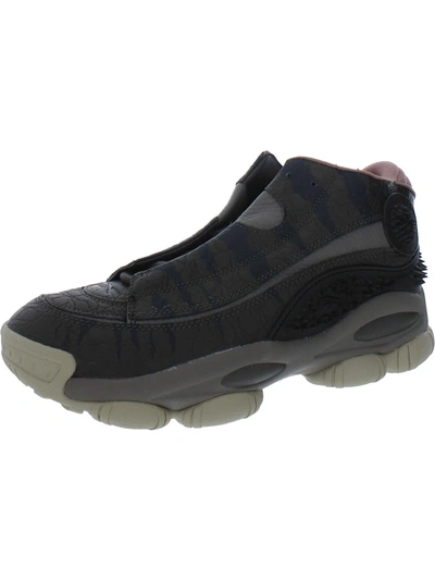 Shop Reebok The Answer Dmx Mens Faux Leather Fitness Basketball Shoes In Multi