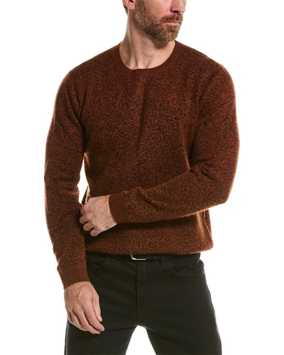 Shop John Varvatos Forsyth Easy Fit Alpaca-blend Sweater In Brown