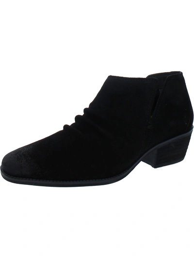 Shop Zodiac Hope Womens Almond Toe Block Heel Ankle Boots In Black