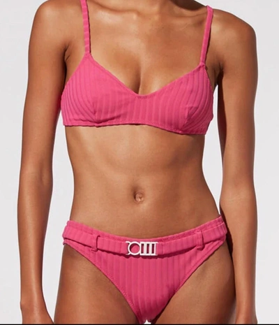 Shop Solid & Striped The Rachel Bikini Bottom In Orchid In Pink