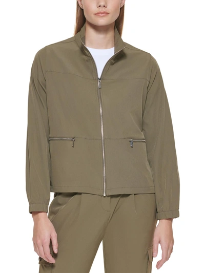 Shop Calvin Klein Womens Lightweight Warm Soft Shell Jacket In Multi