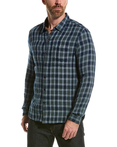 Shop John Varvatos Star U. S.a. Reversible Shirt In Blue