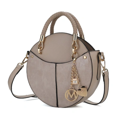Shop Mkf Collection By Mia K Nobella Crossbody Handbag For Women's In Beige