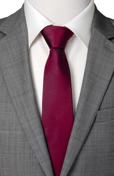 Shop Cufflinks, Inc Neat Pin Dot Silk Tie In Red