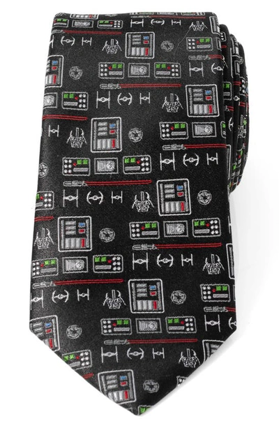 Shop Cufflinks, Inc . Star Wars™ Darth Vader Chest Plate Silk Tie In Black