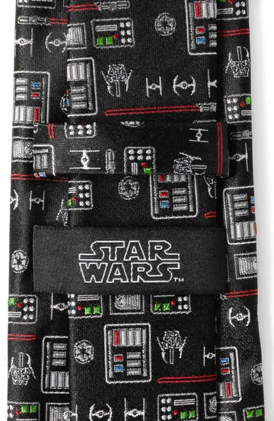 Shop Cufflinks, Inc . Star Wars™ Darth Vader Chest Plate Silk Tie In Black