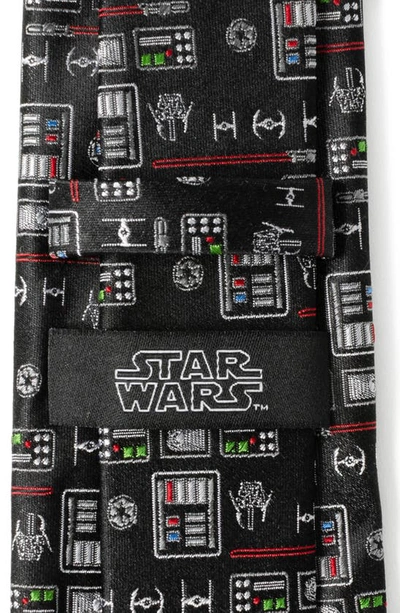 Cufflinks, Inc . Star Wars™ Darth Vader Chest Plate Silk Tie In Black