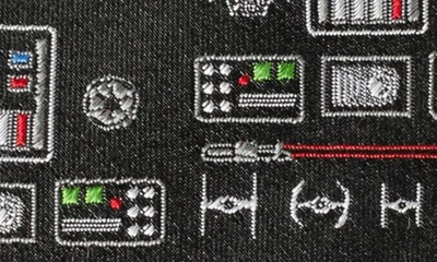Cufflinks, Inc . Star Wars™ Darth Vader Chest Plate Silk Tie In Black