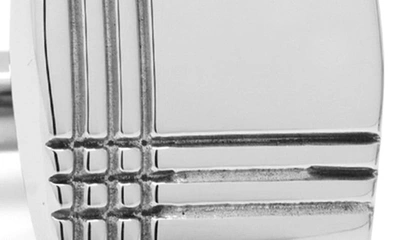 Cufflinks, Inc . Tartan Cuff Link & Stud Set In Silver