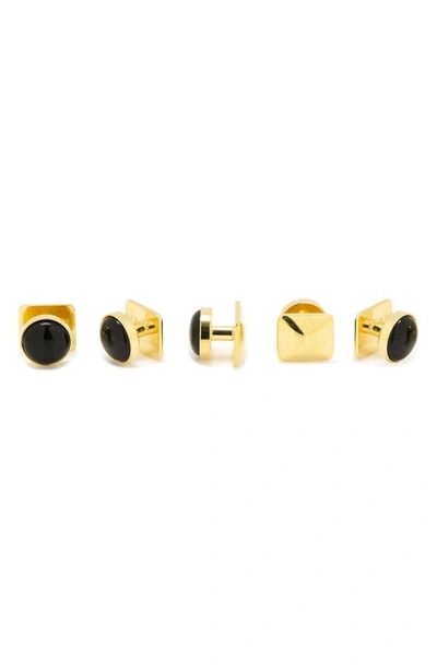 Cufflinks, Inc . Onyx Cuff Link & Stud Set In Black