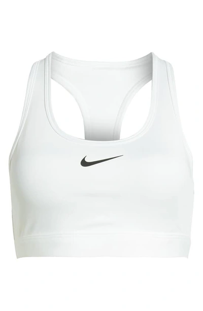 Shop Nike Dri-fit Padded Sports Bra In White/ Stone Mauve/ Black