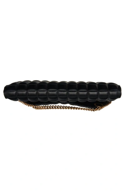 Shop Stella Mccartney Mini Falabella Quilted Faux Leather Crossbody Bag In 1000 Black