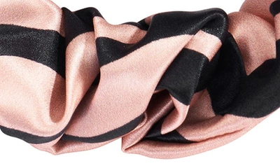 Shop Blissy 3-pack Silk Scrunchies In Tiger