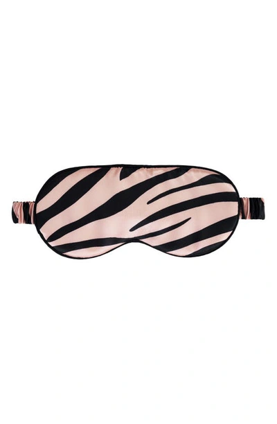 Shop Blissy Silk Sleep Mask In Tiger