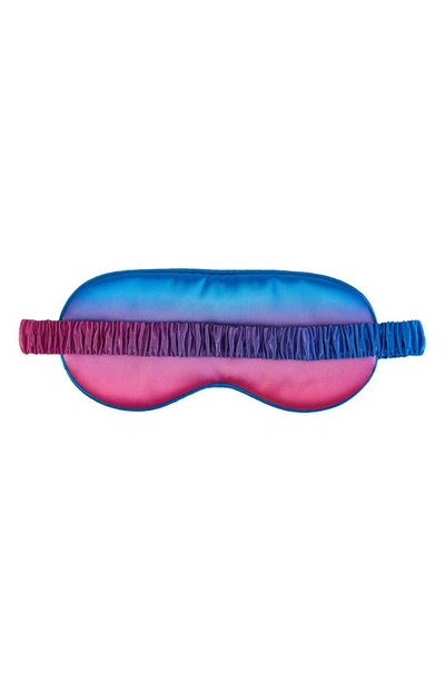 Blissy Silk Sleep Mask In Purple Ombre