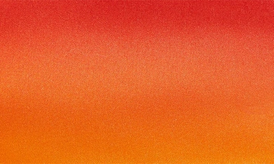 Blissy Silk Sleep Mask In Orange Ombre