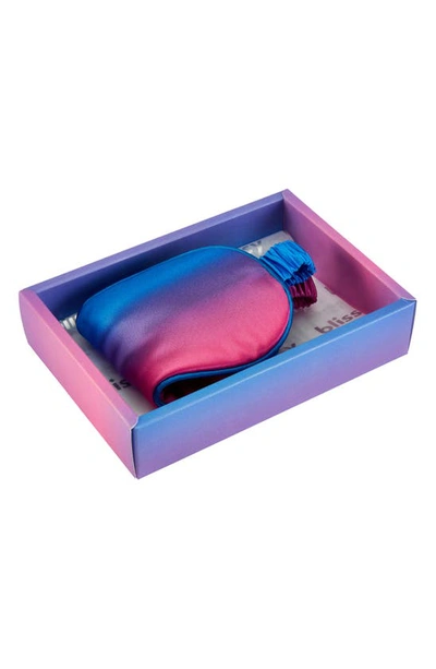 Blissy Silk Sleep Mask In Purple Ombre