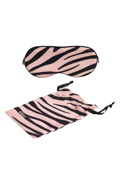 Shop Blissy Silk Sleep Mask In Tiger