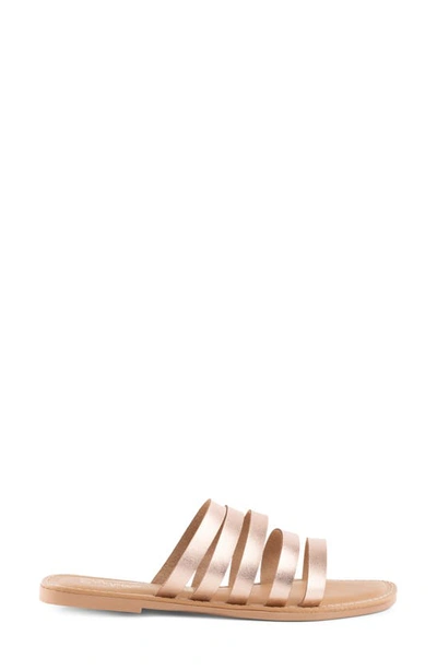 Shop Seychelles Topanga Strappy Sandal In Rose Gold