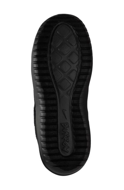 Shop Nike Burrow Slipper In Black/ Black