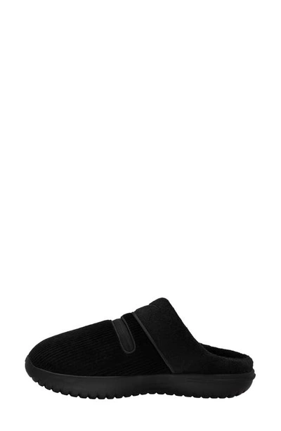 Shop Nike Burrow Slipper In Black/ Black